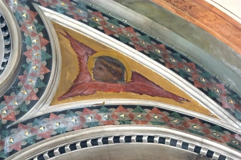156-Modesto Faustini-Testa alata rivolta a sinistra - Santuario Santa Maria delle Grazie, Brescia  